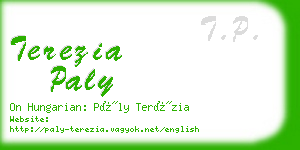 terezia paly business card